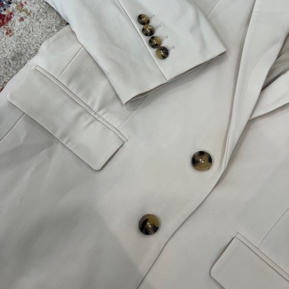 Pernille Teisbaek x Mango Oversized Cream Blazer Small NWT - Picture 5 of 6